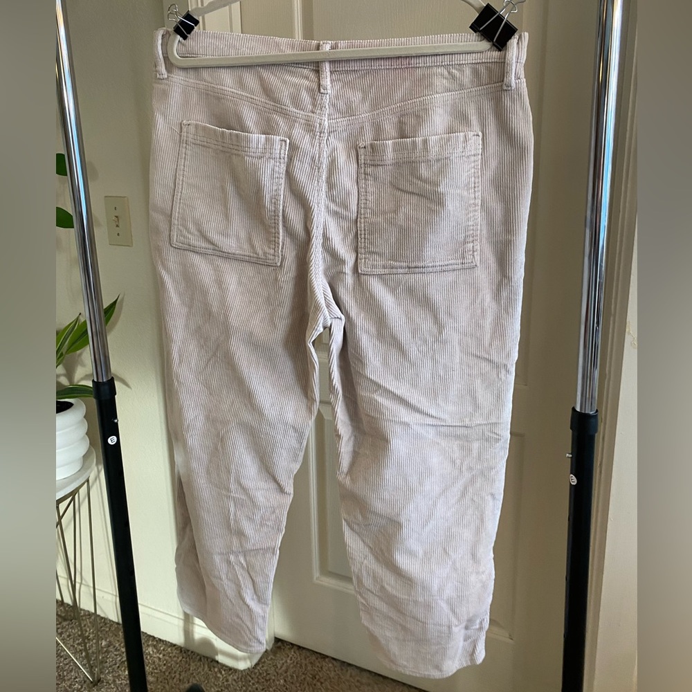 Universal Thread Cream Colored Corduroy Vintage Mom Style Pants Plus Size 18
